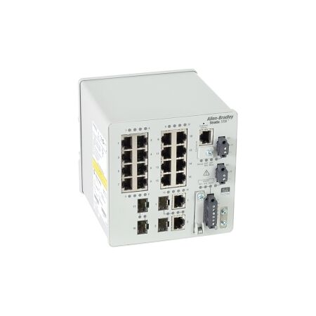 AB Stratix 5700 Managed Switch 20 Ports, 16 x FE Copper, 2 x 1GB Combo, 2 x FE Fiber SFP, Full, DLR