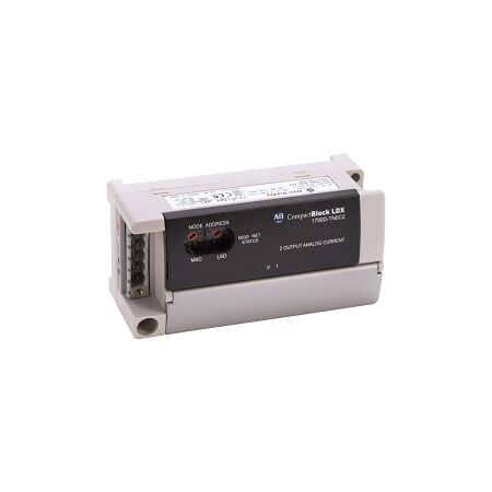 Allen-Bradley Device Net Connection Systems Compactblock LDX IO DeviceNet Base 2AO Current Screw
