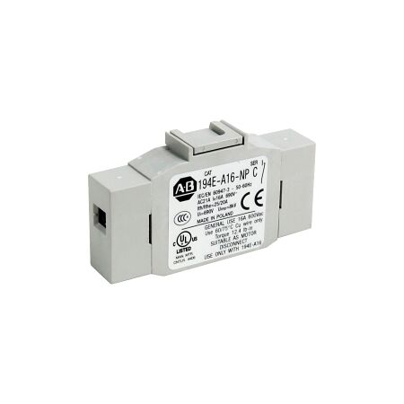 Allen-Bradley 194E Fourth Pole for 194EA Base/DIN Rail mount 16A