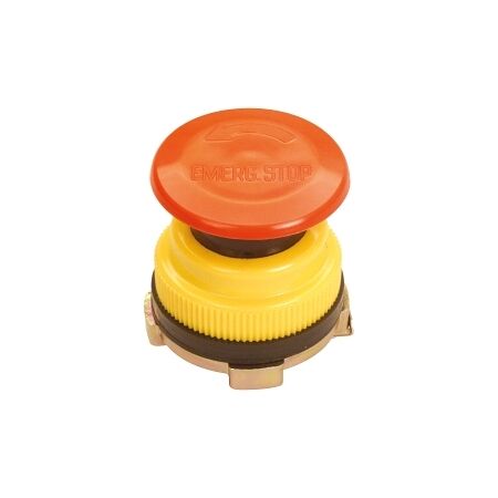 Austrol N100 Emergency Stop 30 5mm Mushroom 38mm Twist to Reset 1 NO 1 NC Contacts