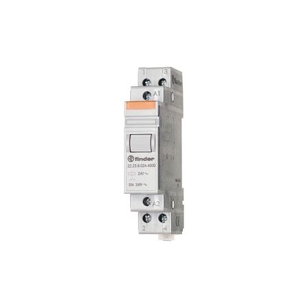 Finder 20 Series Modular Step Relay 16A 24V DC Coil 1 Normally Open 1 Normally Closed Contacts