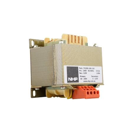 NHP Control Transformer 240V AC to 110V AC 200VA