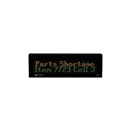 Spectrum Controls InView Terminal 1 to 4 Line 12 to 24 Characters Tricolor Red