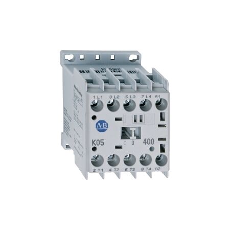 Allen-Bradley 100K Contactor Mini 2.2kW 3Pole 240VAC Coil 1NO Contact Auxiliary