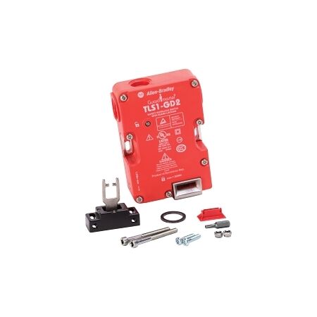 Allen-Bradley 440G TLS3 GD2 Guardlock Switch Pwr to Rlse 2NC 1NO Safety 24V AC DC Flex Act 12Pin M23