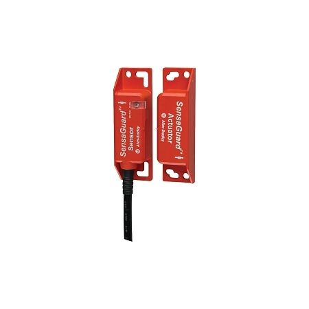 Allen-Bradley 440N SensaGuard Rectangular Plastic Sensor w/Act 2PNP Safety 1PNP Aux 2A M12