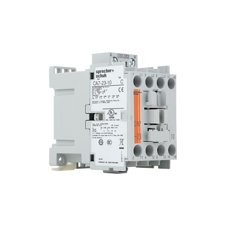 S+S CA7 Contactor 11kW 3Pole 110VAC Coil 1NO Contact Auxiliary