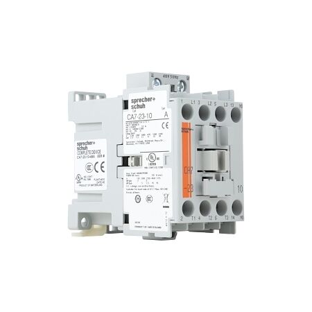 S+S CA7 Contactor 11kW 3Pole 24VAC Coil 1NO Contact Auxiliary