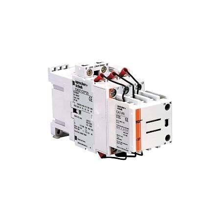 S+S CAQ7 Contactor 3Pole 15kVAr 240VAC Coil 1NO 1NC Contact Auxiliary