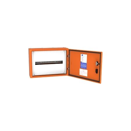 NHP Concept Plus Panelboard Accessory Module 432mm IP42 DIN 24 Way with Cutout Escutcheon Orange