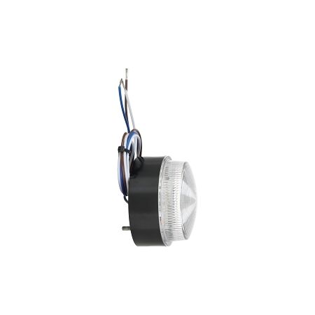 Moflash LED800 12 LEDS Steady/Flashing Mode IP65 115 to 230V AC Stud or Surface Mount Lens Blue