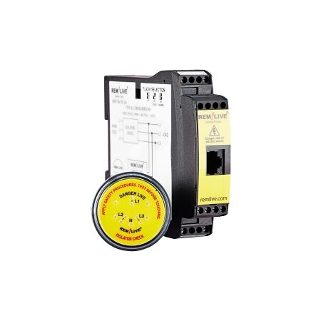 REMLIVE Live Line Indicator Monitoring Base Unit with Display 24 to 690V AC