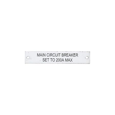 NHP Concept Panelboard Accessory Label Circuit Breakers