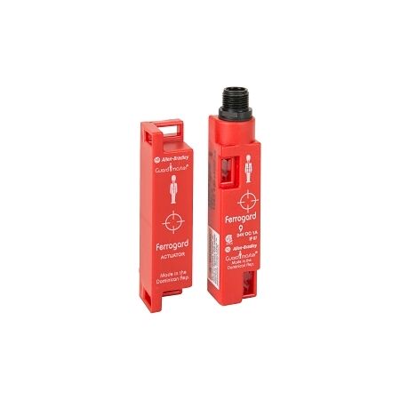 Allen-Bradley 440N Ferrogard FRS9 ABS Red Switch Actuator 24V DC 1A 1NC Safety 4Pin DC Micro QD