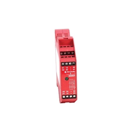 AB 440R MSR Safety Relay Single Function 24V AC DC 2NC Input 3NO 1 NC Aux