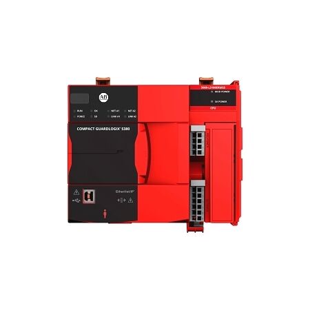 AB Compact GuardLogix 5380 SIL3 Pro 0 6MB Controller Mem 0.3MB and Safety Mem 16 Ethe IP Nod M