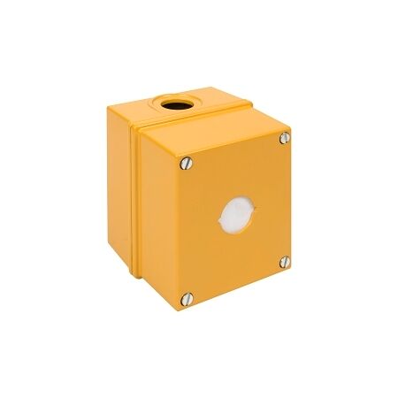 Allen-Bradley 800F Enclosure Metal Die Cast 1 Hole Metric Conduit Yellow for 22.5mm Pushbutton