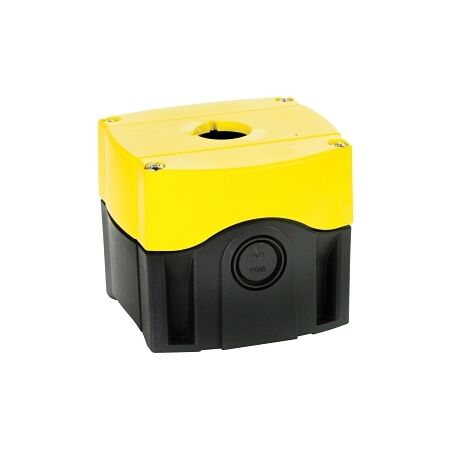 Allen-Bradley 800F Enclosure Plastic 1 Hole Metric Conduit Yellow for 22.5mm Pushbutton