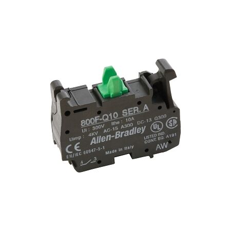 Allen-Bradley 800F Contact Block Metal Latch Mount 1 N.O. Contact