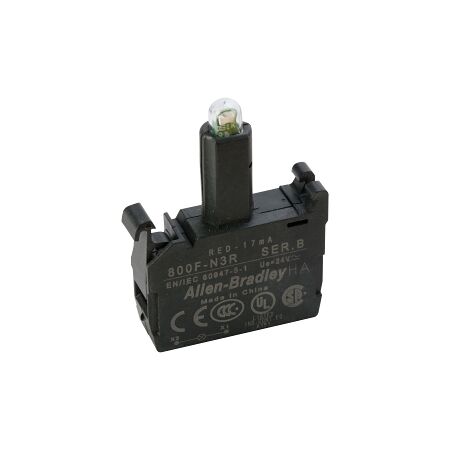 Allen-Bradley 800F Integrated LED Module Latch Mount 24V AC/DC Red