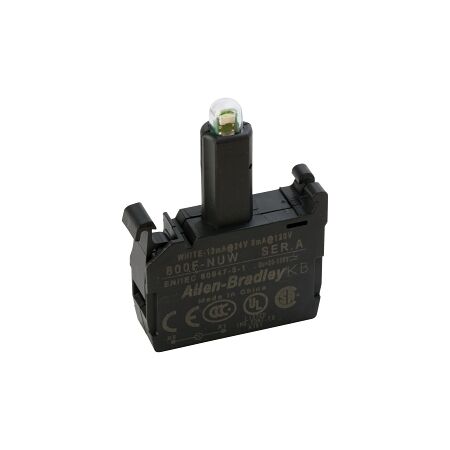 Allen-Bradley 800F Integrated LED Module Latch Mount 24 to 120V AC/DC White