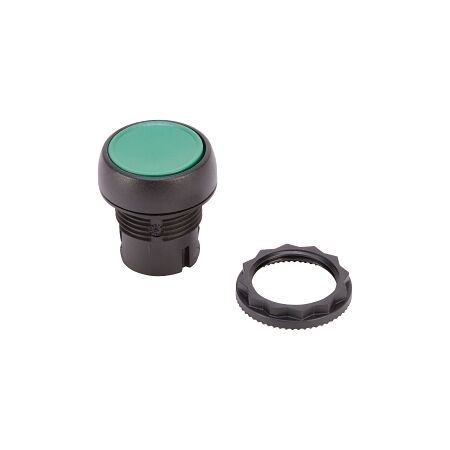 Allen-Bradley 800F Pushbutton 22.5mm Head Only Plastic Momentary Flush Green Cap Non Illuminated