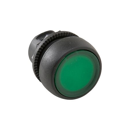 Allen-Bradley 800F Pushbutton 22.5mm Head Only Plastic Alternate Action Flush Green Cap Illuminated