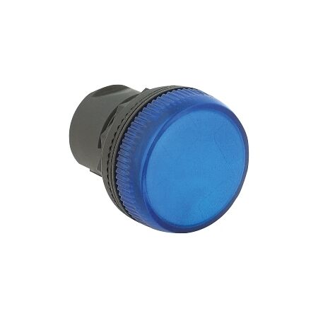 Allen-Bradley 800F Pilot Light 22.5mm Head Only Round Plastic Blue