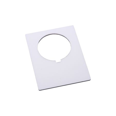 Allen-Bradley 800H Legend Plate 47 X 62mm, Jumbo, Blank, Grey