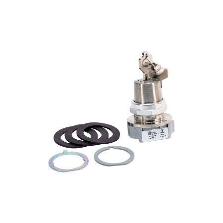 Allen-Bradley 800T Key Selector Switch 30.5mm 2 Pos. Fingersafe Cyl. Lock Maintained Left D018