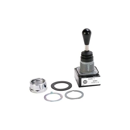 Allen-Bradley 800T Toggle Switch 30.5mm 4 Way Up Spring Return Left and Right and Down Allen-Bradley 800T Toggle Switch 30.5mm 4 Way Up Spring Return Left and Right and Down