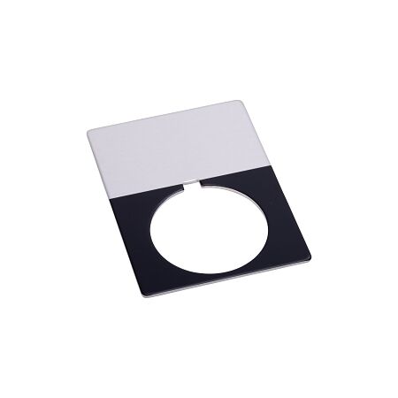 Allen-Bradley 800T Legend Plate 46 x 62mm Jumbo Grey BLANK for 30.5mm Pushbutton