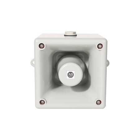 Allen-Bradley 855H Industrial Hn Elec 112dB 32 Sel Tones Std Back or Cnd Feed 10 to 30V DC Grey Hsg