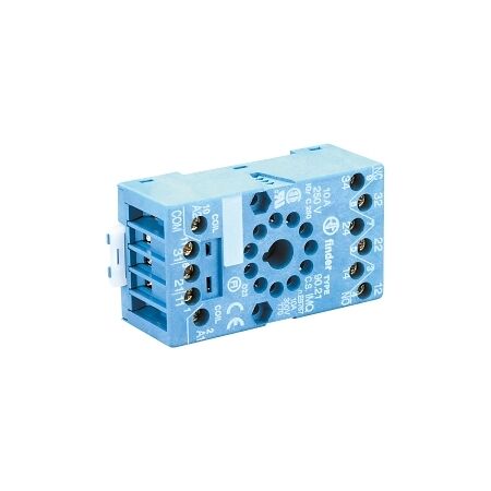 Finder 90 Series Base for 6013 Relay 9901 LED Modules with Metal Clip