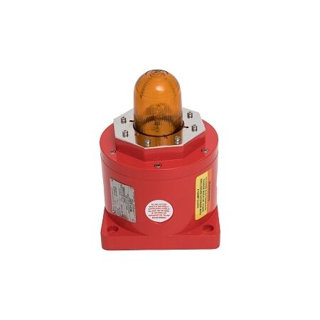 Moflash BC150 Ex d Beacon LED 12 to 48V DC 10W Glass Reinforced Plastic Amber