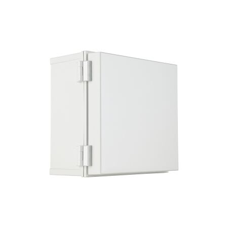 Fibox CAB Enclosure Wall Mount PC IP65 W300 x H300 x D180mm with Lock Grey