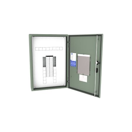 NHP Concept Premier Panelboard 648mm IP66 DIN-T 24 Way 250A 160A Main Switch Grey