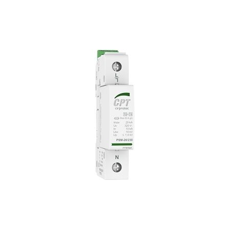 Cirprotec PSM Surge Protection Device Type 2 1 Phase L-N Imax 20kA 240VAC