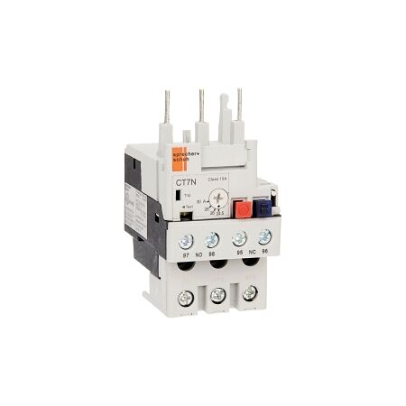 S+S CT7N Thermal Overload Relay 21 to 25A Direct Mount Manual or Auto Reset for CA7 30 and 37A