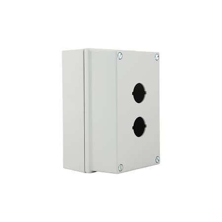 Sprecher and Schuh D7 Enclosure Metal 22.5mm 2 Hole Grey IP66
