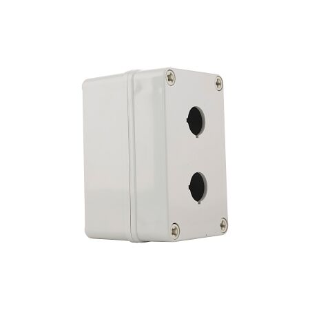 Sprecher and Schuh D7 Enclosure Deep Profile Plastic 22.5mm 2 Hole Grey