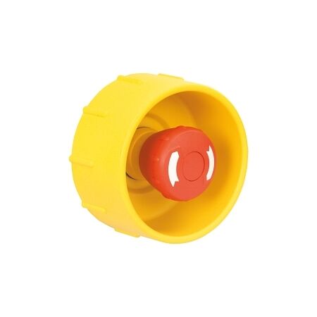 Sprecher and Schuh D7 Plastic Guard Yellow Round for E-stop Operators