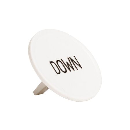 Sprecher and Schuh D7 Colour Cap for Flush Non Illuminated Pushbutton 22.5mm White Down