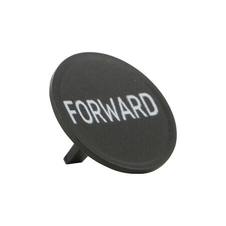 Sprecher and Schuh D7 Colour Cap for Flush Non Illuminated Pushbutton 22.5mm Black Forward