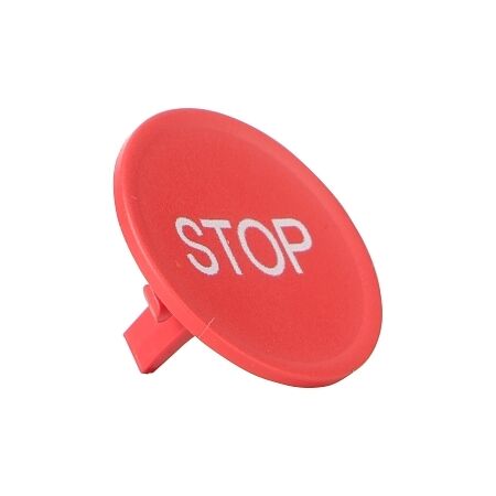 Sprecher and Schuh D7 Colour Cap for Flush and Guarded Non illuminated Pushbutton 22.5mm Red Stop