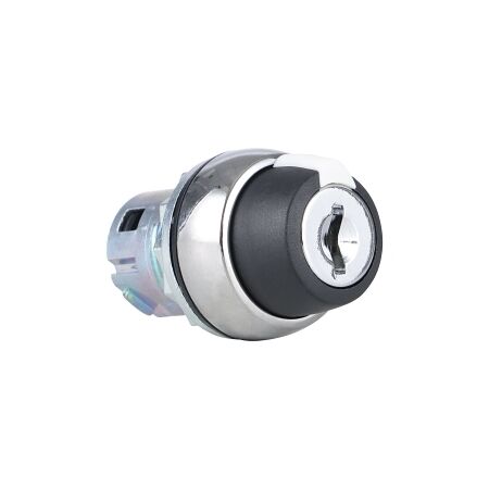 Sprecher and Schuh D7 Key Selector Switch 22.5 mm 2 Position Metal Spring Rtn Left Code 3825