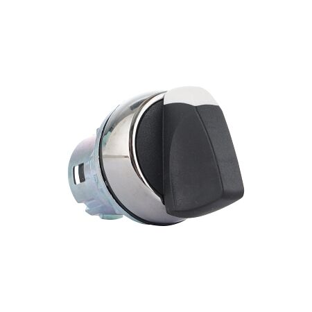 Sprecher and Schuh D7 Selector Switch 22.5mm Head Only Metal STD BLK Knob 3 POS SR from Right