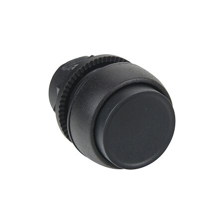 Sprecher and Schuh D7 Pushbutton 22.5 mm Head Only Plastic Momentary Extended Black Cap Non Ill