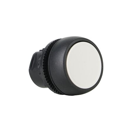Sprecher and Schuh D7 Pushbutton 22.5 mm Head Only Plastic Momentary Flush White Cap Non Illuminated