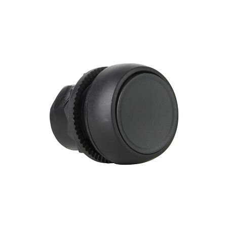 Sprecher and Schuh D7 Pushbutton 22.5 mm Head Only Plastic Momentary Flush Black Cap Non Illuminated